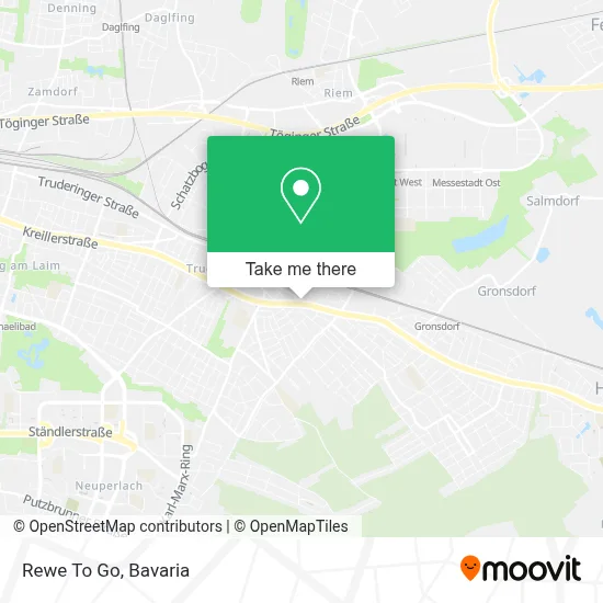 Rewe To Go map