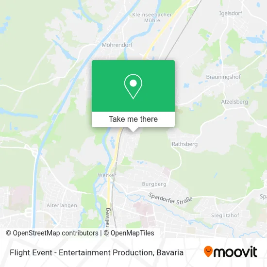 Flight Event - Entertainment Production map