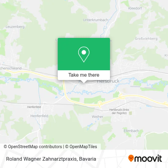 Roland Wagner Zahnarztpraxis map