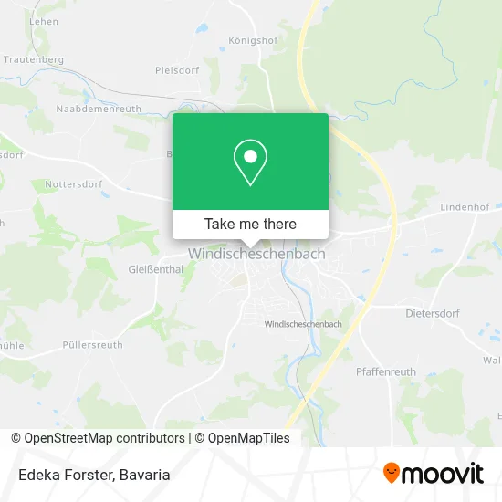 Edeka Forster map