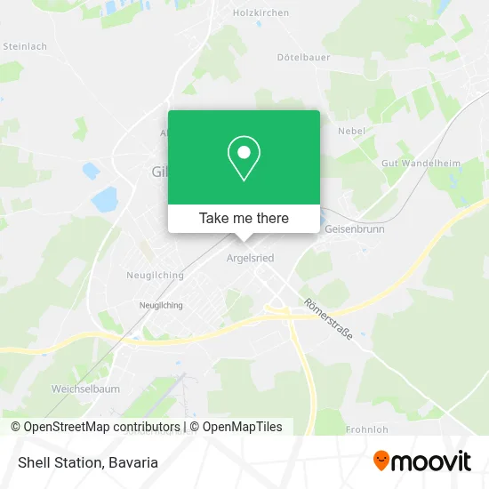 Shell Station map