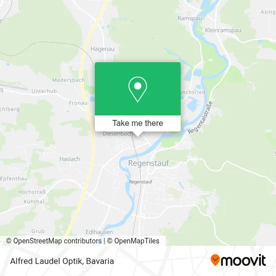 Alfred Laudel Optik map