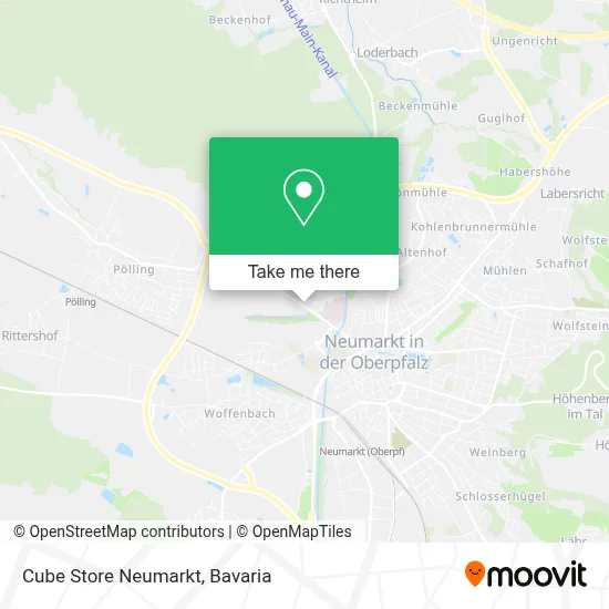 Cube Store Neumarkt map