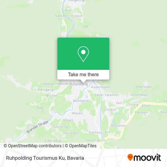 Ruhpolding Tourismus Ku map