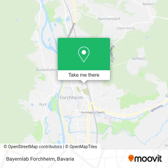 Bayernlab Forchheim map