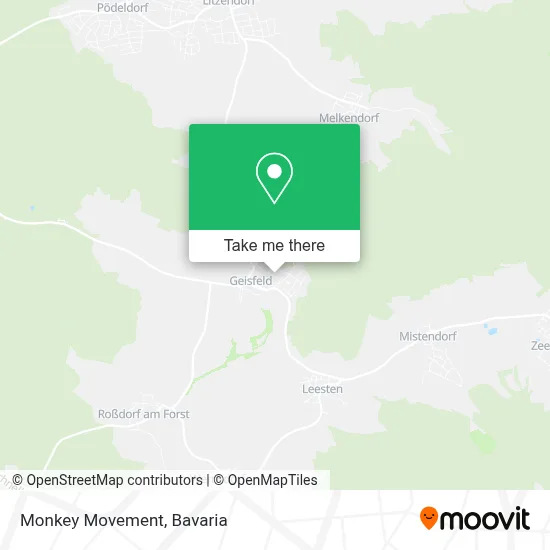 Monkey Movement map