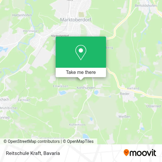 Reitschule Kraft map