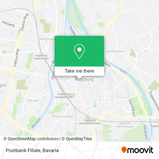 Postbank Filiale map