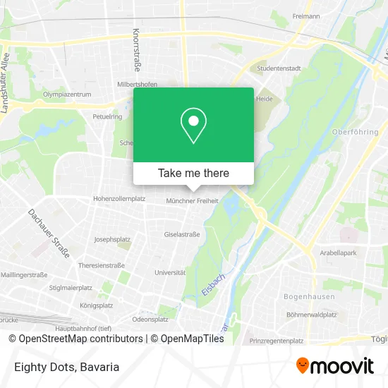 Eighty Dots map