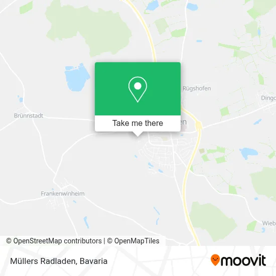 Müllers Radladen map