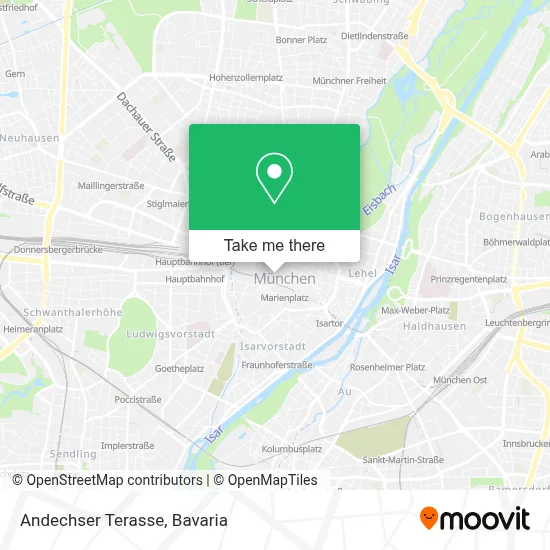 Andechser Terasse map