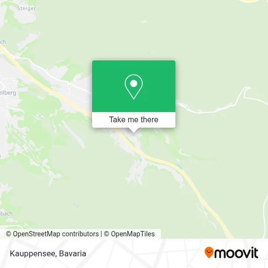 Kauppensee map
