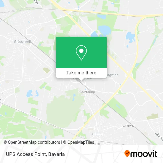 Ups Access Point map