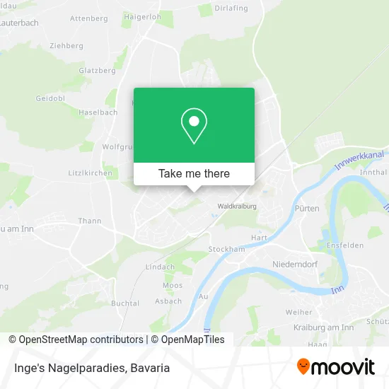 Inge's Nagelparadies map