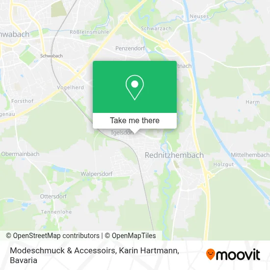 Modeschmuck & Accessoirs, Karin Hartmann map