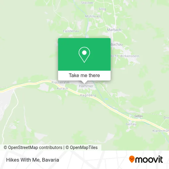 Hikes With Me map