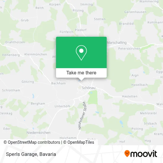 Sperls Garage map