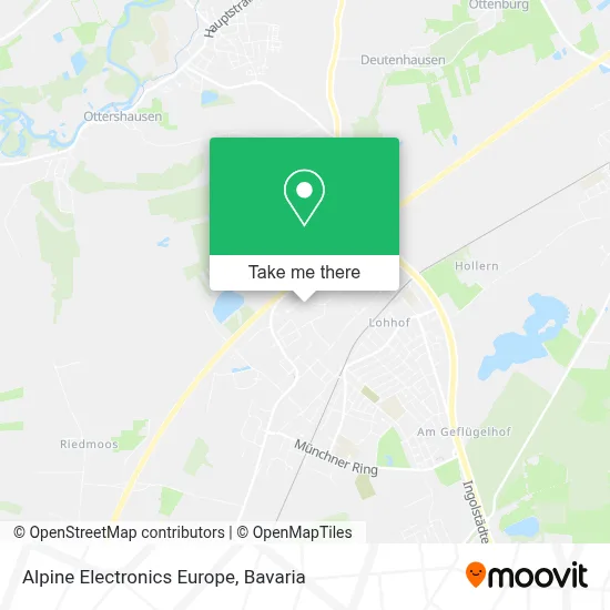 Alpine Electronics Europe map