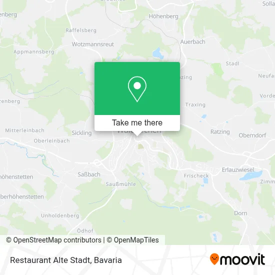 Restaurant Alte Stadt map