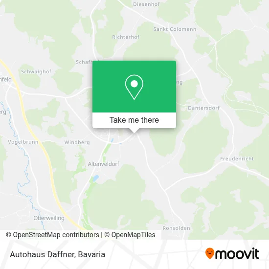 Autohaus Daffner map