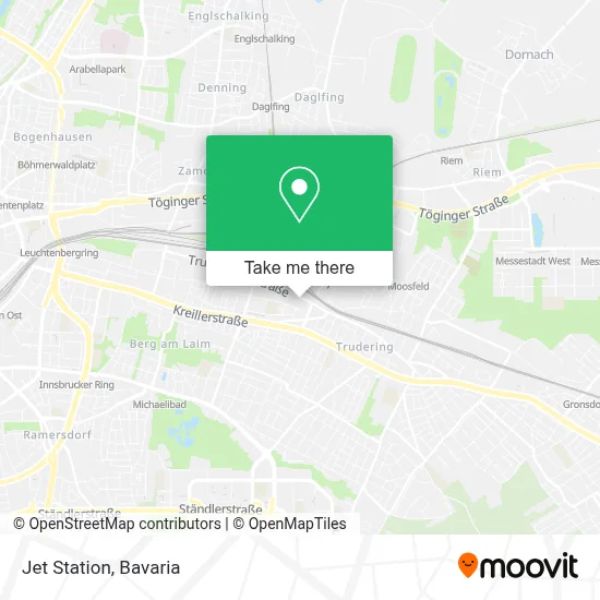 Jet Station map