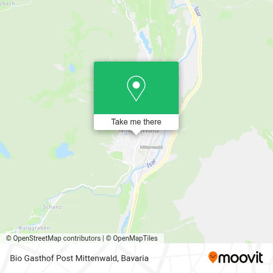 Bio Gasthof Post Mittenwald map
