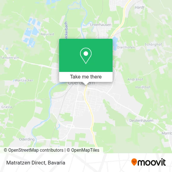 Matratzen Direct map
