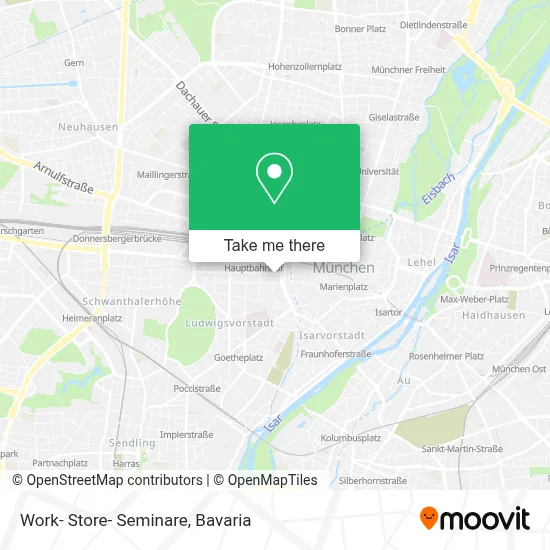 Work- Store- Seminare map