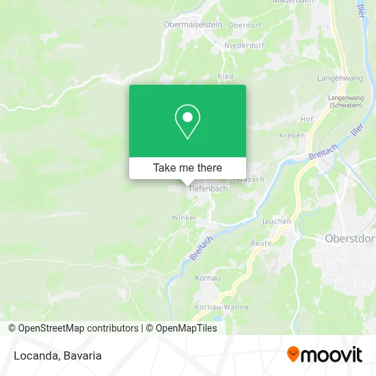 Locanda map