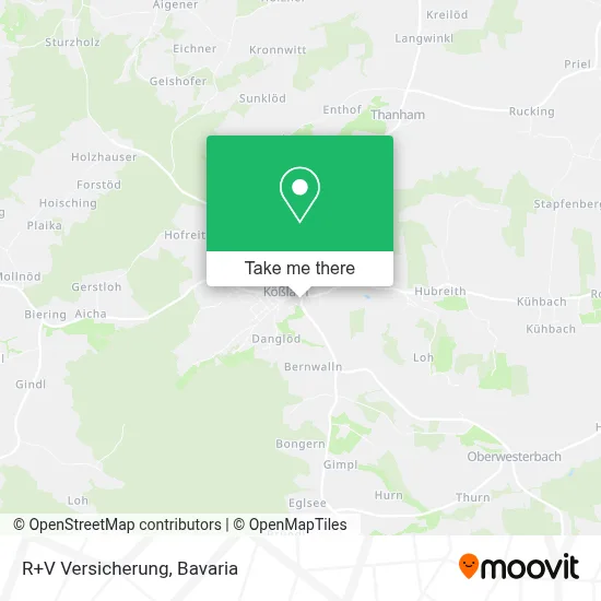 R+V Versicherung map
