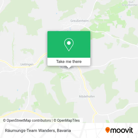 Räumungs-Team Wanders map