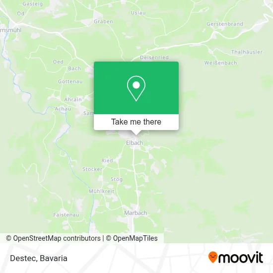 Destec map
