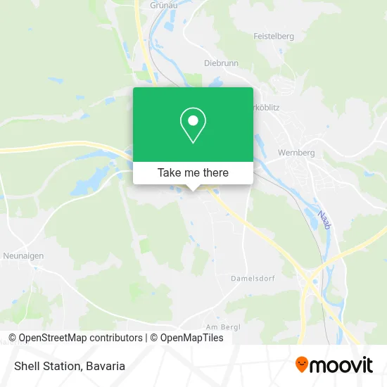 Shell Station map
