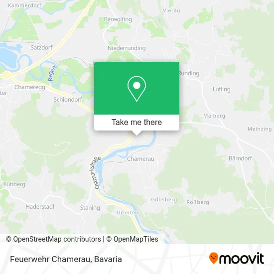 Feuerwehr Chamerau map