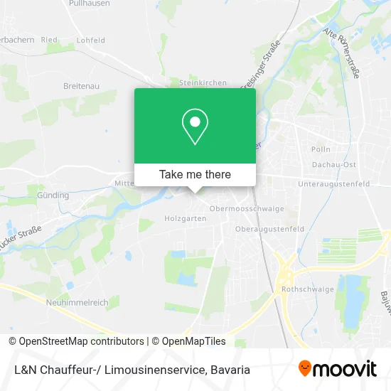 L&N Chauffeur-/ Limousinenservice map