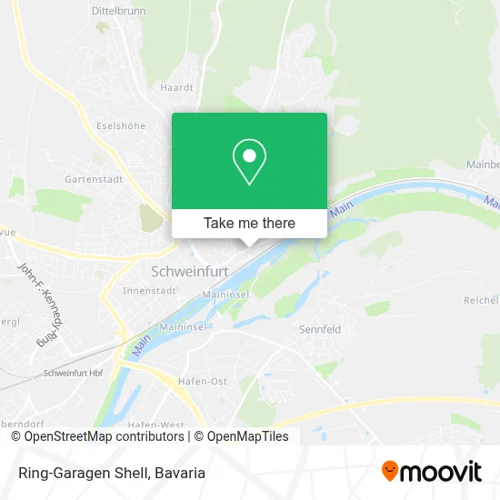 Ring-Garagen Shell map