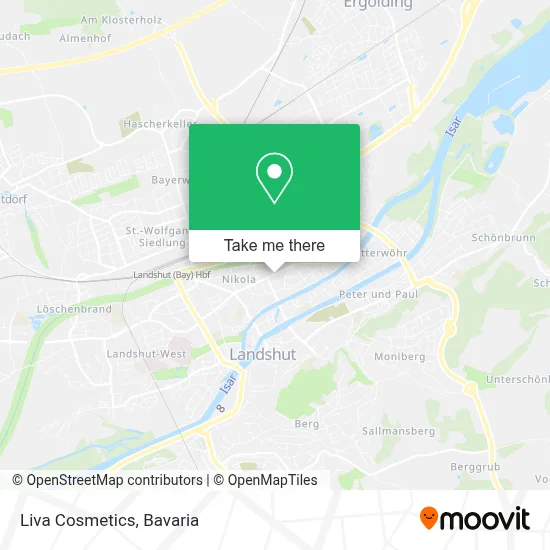 Liva Cosmetics map