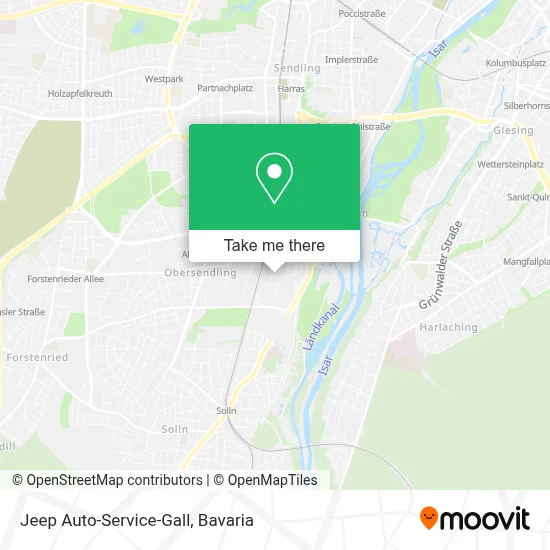 Jeep Auto-Service-Gall map