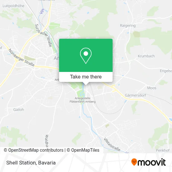 Shell Station map