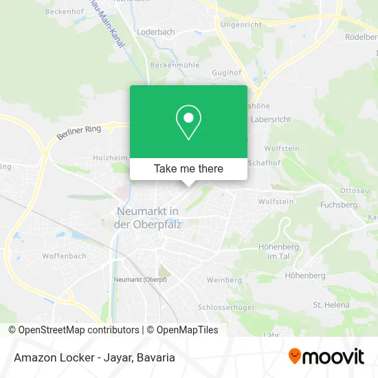 Amazon Locker - Jayar map