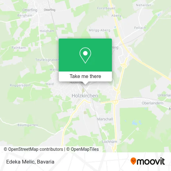 Edeka Melic map