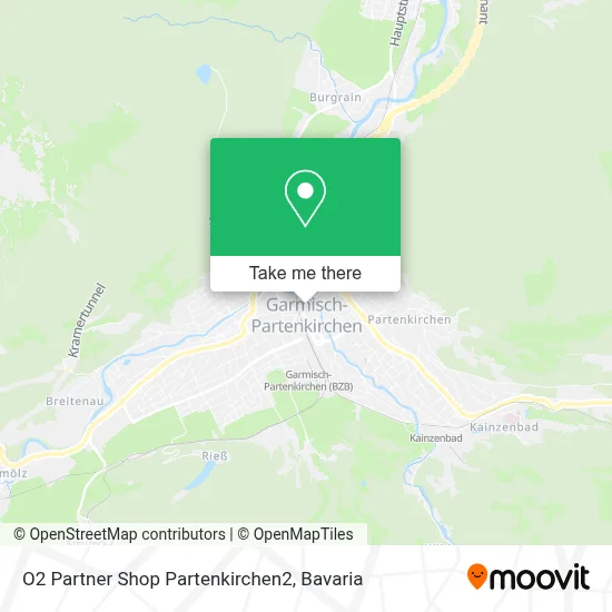 O2 Partner Shop Partenkirchen2 map