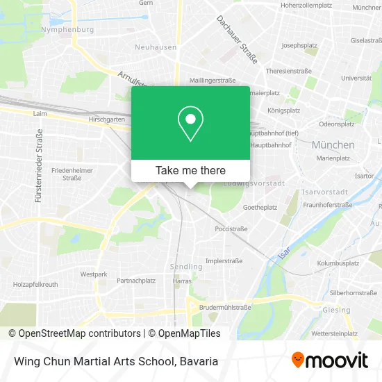Wing Chun Martial Arts School map