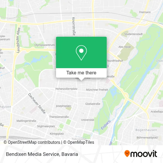 Bendixen Media Service map