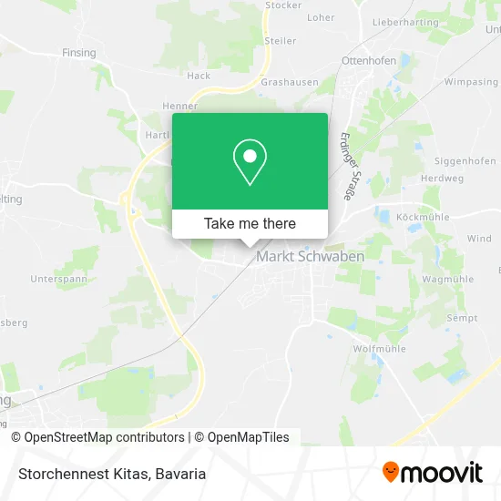 Storchennest Kitas map
