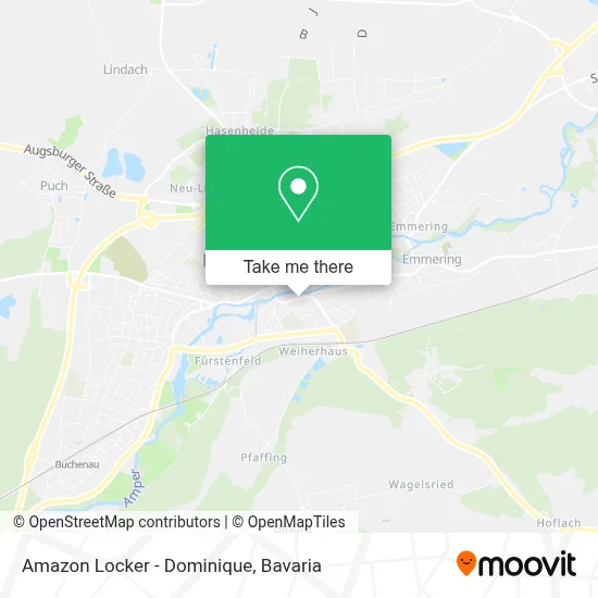 Amazon Locker - Dominique map
