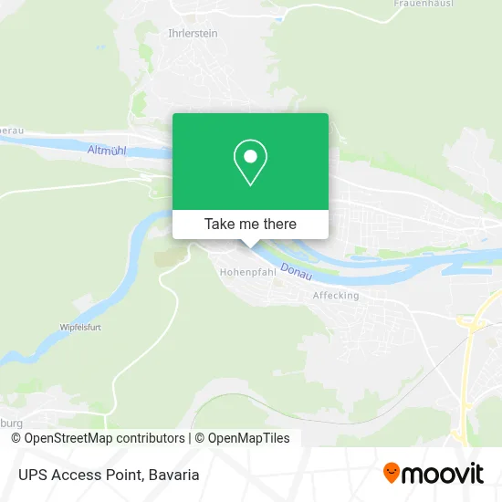 Ups Access Point map