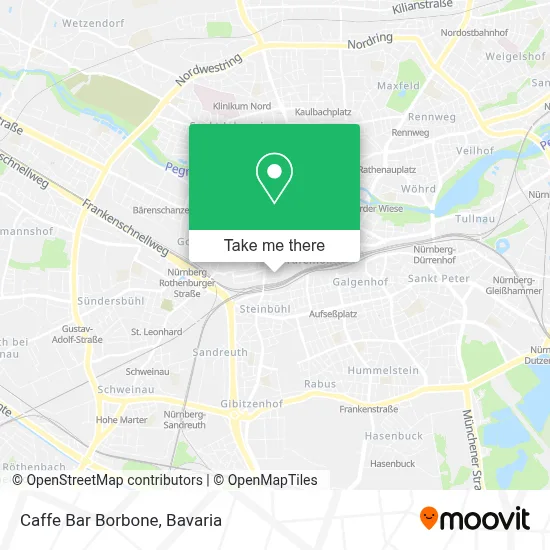 Caffe Bar Borbone map