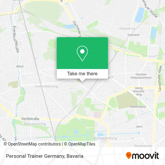 Personal Trainer Germany map