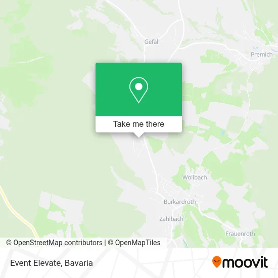 Event Elevate map